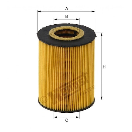 Hengst Oil Filter, E203H04D67 E203H04D67